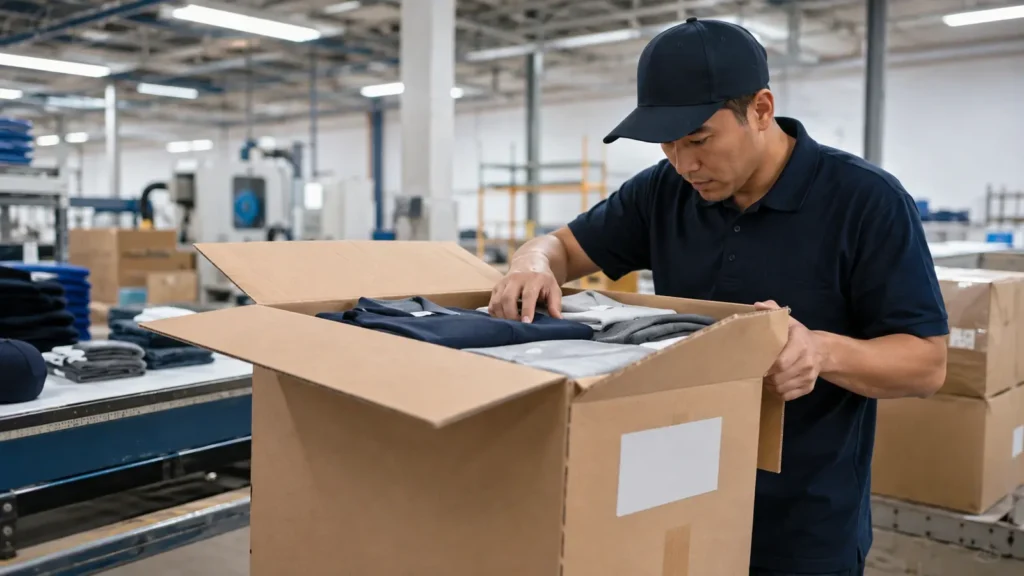 Verifying carton assortment, packing ratio and shipping marks. Illustrative image—replace with verified JIUMU photography when available.