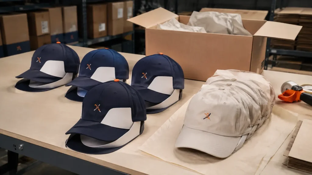 Packing should protect the intended silhouette and keep decoration from being pressed or abraded.