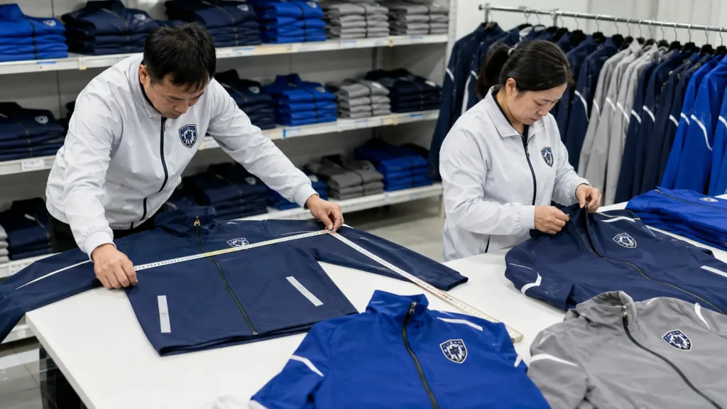 team-jacket-quality-control