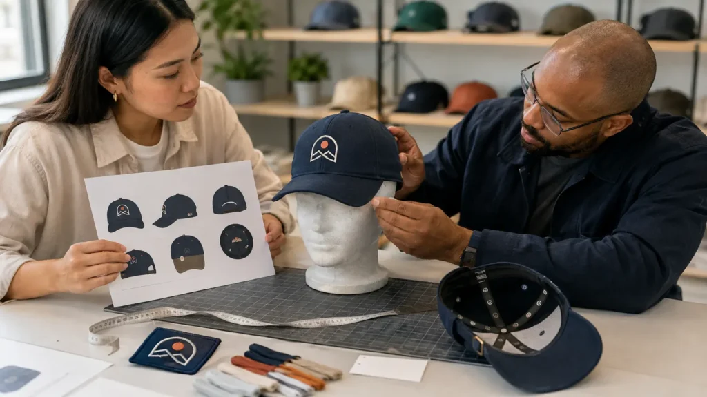 Approve the complete cap in rotation and record each location from fixed construction landmarks.