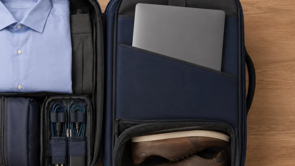The finished design should remain comfortable in transit and appropriate in professional environments.