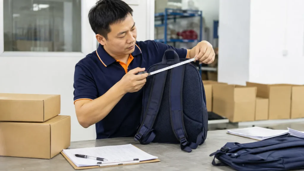 Bulk inspection should follow the approved sample and written specification.