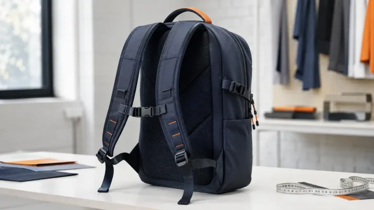 A comfortable carrying system combines strap geometry, stable padding, adjustment hardware, attachment points, and the back panel.