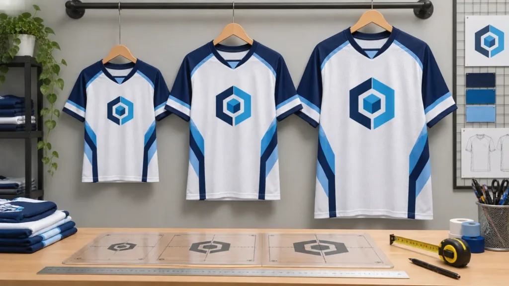 Grouped scaling often prevents one fixed logo from appearing oversized on Youth garments and undersized on extended Adult sizes.