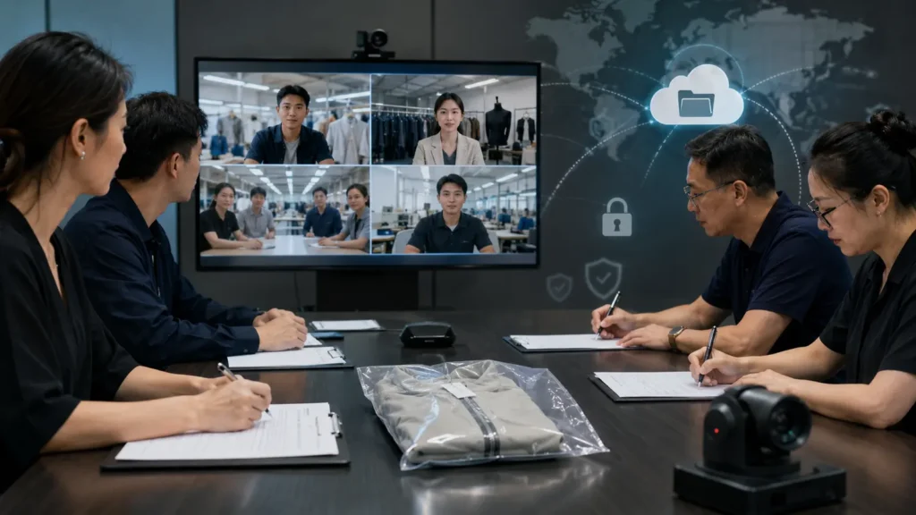Brand and overseas factory document a secure cross-border confidentiality approval