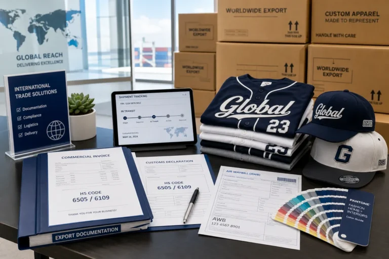 Custom Hats and Team Uniforms HS Codes and Customs Declaration Documentation