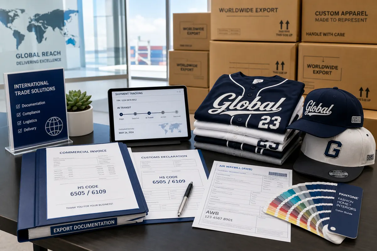Custom Hats and Team Uniforms HS Codes and Customs Declaration Documentation